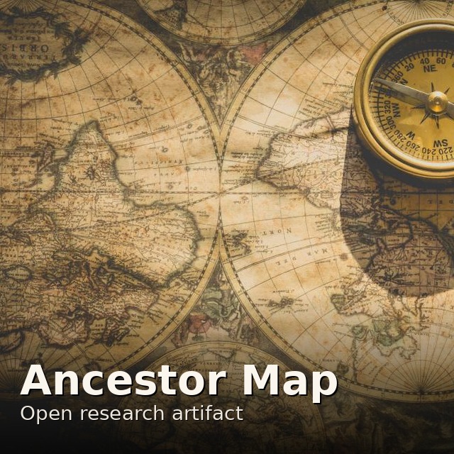 Stylized map graphic